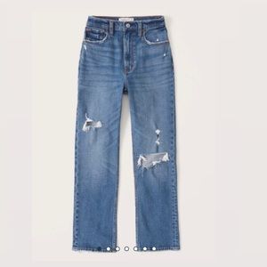 Abercrombie and Fitch Ankle Straight Jeans